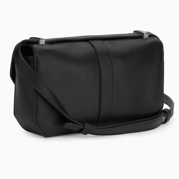 NWT RAG & BONE Max Leather Crossbody Bag in Black - Picture 5 of 6